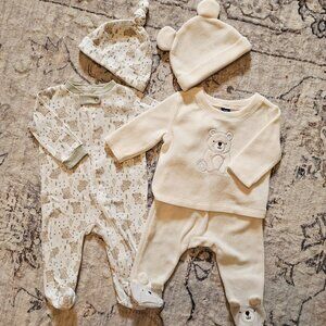 Baby boy Bear Coord Set Bundle